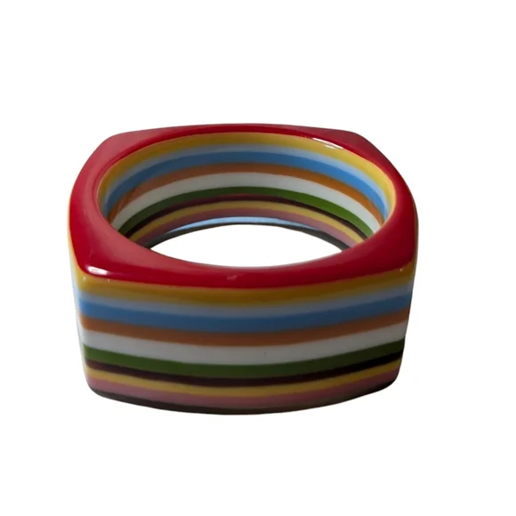 Multicolor Square Bangle - Picture 1 of 9